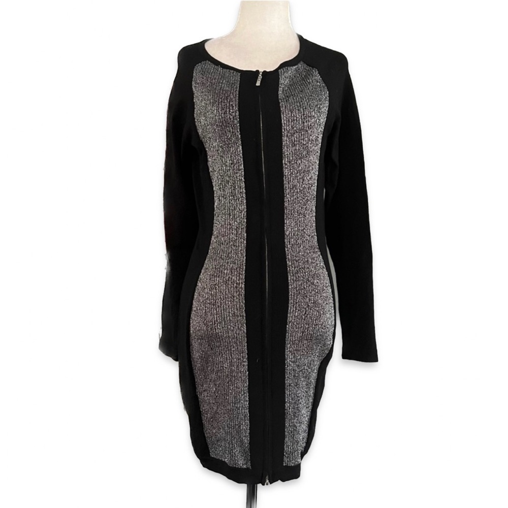Venus Long Sleeve Zip Up Dress